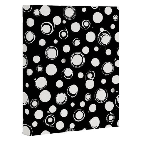 Ninola Design Polka dots WB Art Canvas