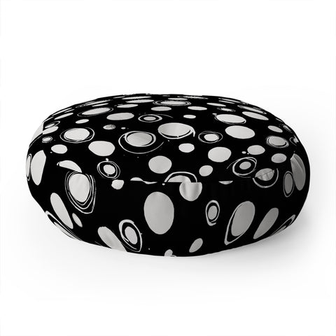 Ninola Design Polka dots WB Floor Pillow Round