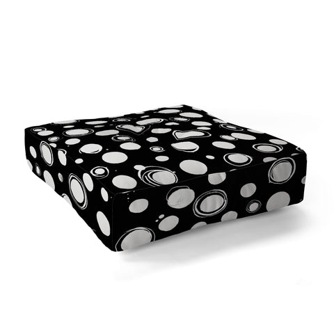 Ninola Design Polka dots WB Floor Pillow Square