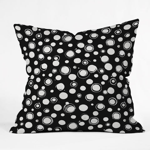 Ninola Design Polka dots WB Outdoor Throw Pillow