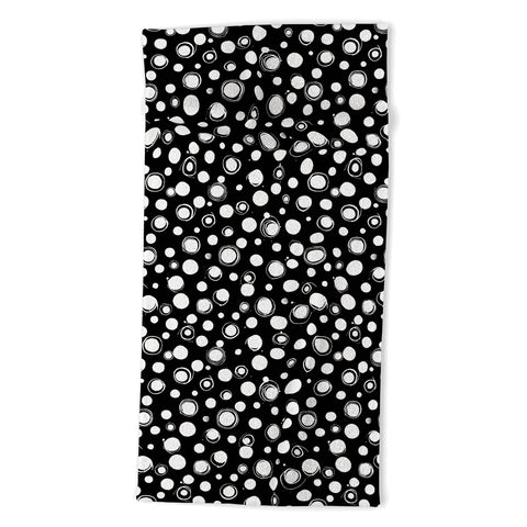 Ninola Design Polka dots WB Beach Towel