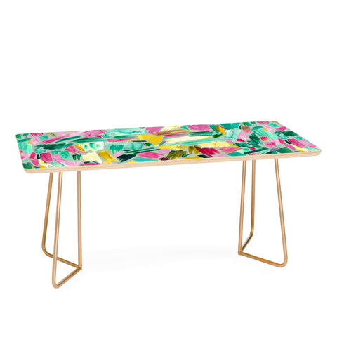 Ninola Design Primitive Strokes Tropical Coffee Table