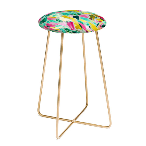 Ninola Design Primitive Strokes Tropical Counter Stool