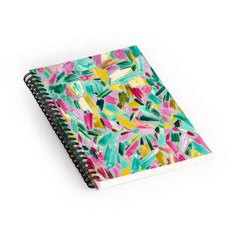 Ninola Design Primitive Strokes Tropical Spiral Notebook