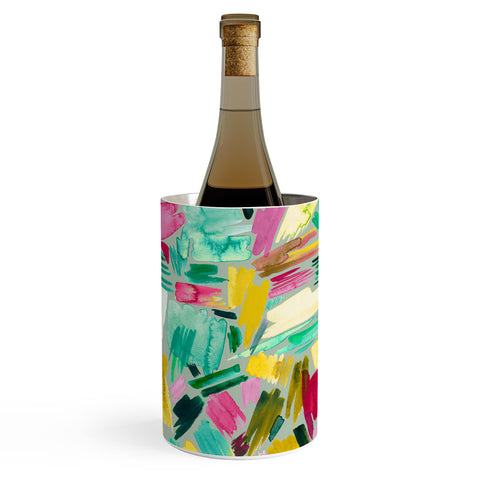Ninola Design Primitive Strokes Tropical Wine Chiller