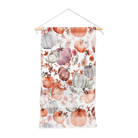 Ninola Design Pumpkins Fall Cottagecore Wall Hanging Portrait
