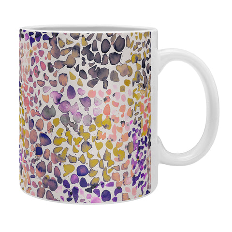 Ninola Design Purple Speckled Painting Watercolor Stains Coffee Mug