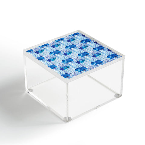 Ninola Design Rain Blue Clouds Acrylic Box