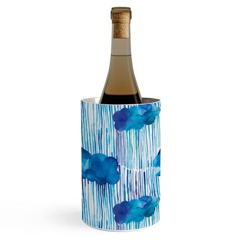 Ninola Design Rain Blue Clouds Wine Chiller