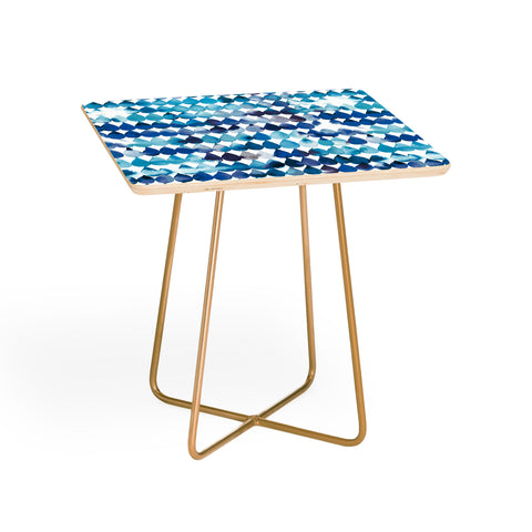 Ninola Design Rainbow Raindrops Blue Side Table
