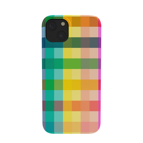 Ninola Design Rainbow Spring Gingham Phone Case
