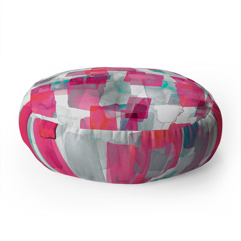 Ninola Design Rectangular Romantic Floor Pillow Round