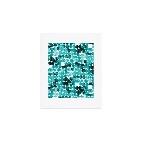 Ninola Design Relaxing Ink Bleeding Dots Art Print