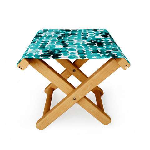 Ninola Design Relaxing Ink Bleeding Dots Folding Stool