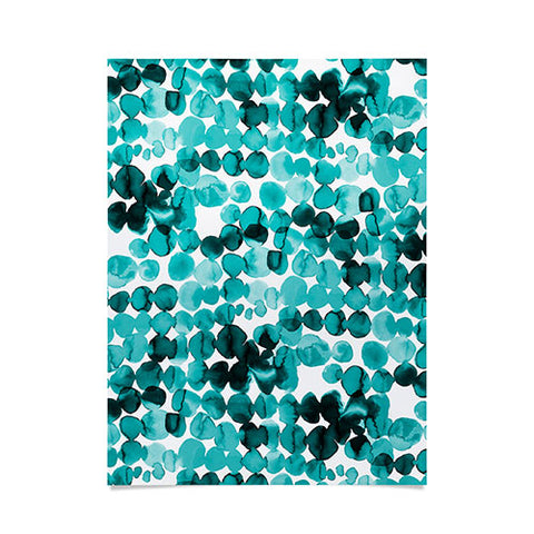 Ninola Design Relaxing Ink Bleeding Dots Poster