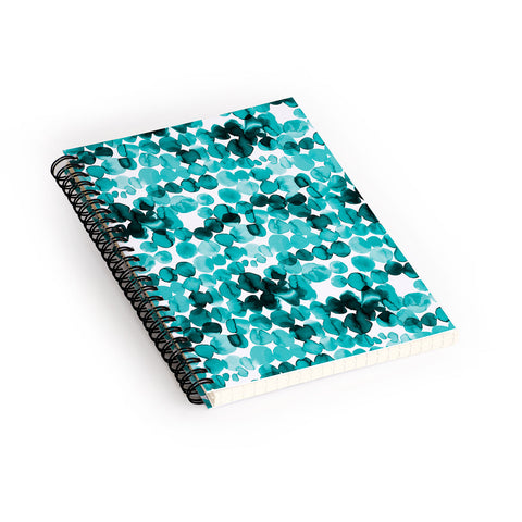 Ninola Design Relaxing Ink Bleeding Dots Spiral Notebook