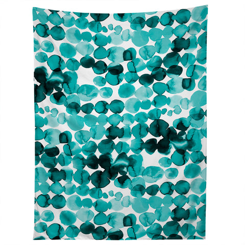 Ninola Design Relaxing Ink Bleeding Dots Tapestry