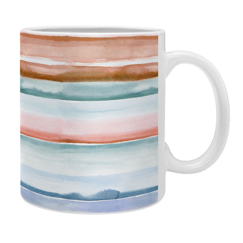 Ninola Design Relaxing Stripes Mineral Copper Coffee Mug