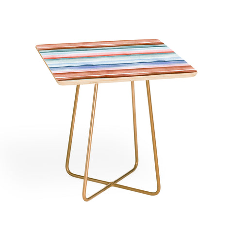 Ninola Design Relaxing Stripes Mineral Copper Side Table