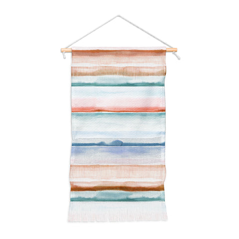 Ninola Design Relaxing Stripes Mineral Copper Wall Hanging Portrait