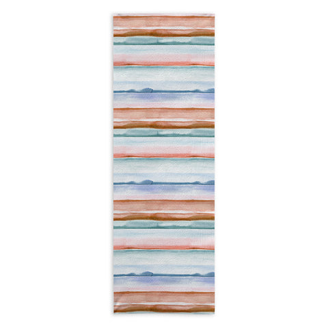 Ninola Design Relaxing Stripes Mineral Copper Yoga Towel