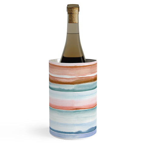 Ninola Design Relaxing Stripes Mineral Copper Wine Chiller