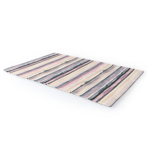Ninola Design Relaxing Stripes Mineral Lilac Area Rug