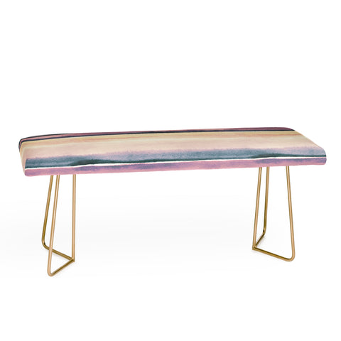 Ninola Design Relaxing Stripes Mineral Lilac Bench