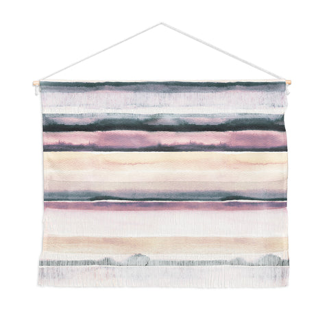 Ninola Design Relaxing Stripes Mineral Lilac Wall Hanging Landscape