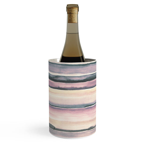 Ninola Design Relaxing Stripes Mineral Lilac Wine Chiller