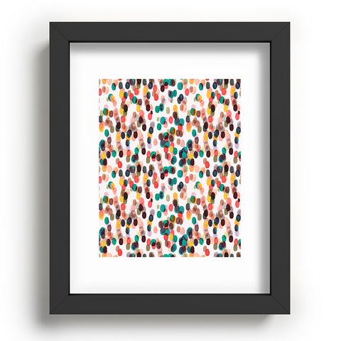 Ninola Design Relaxing Tropical Dots Recessed Framing Rectangle