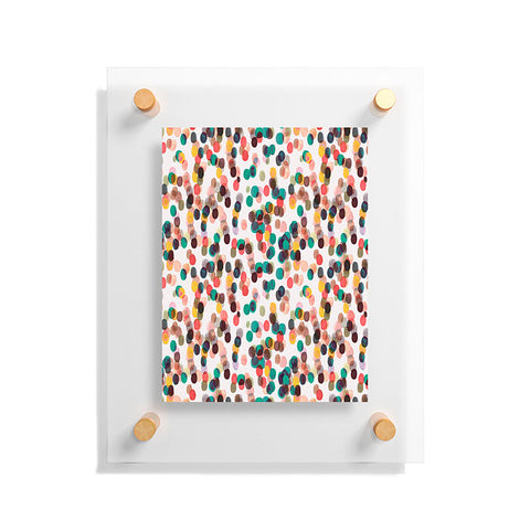 Ninola Design Relaxing Tropical Dots Floating Acrylic Print