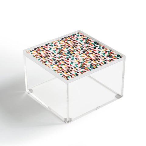 Ninola Design Relaxing Tropical Dots Acrylic Box