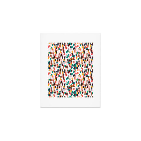 Ninola Design Relaxing Tropical Dots Art Print