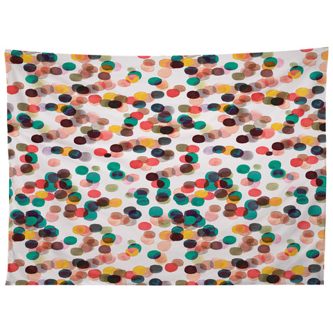 Ninola Design Relaxing Tropical Dots Tapestry