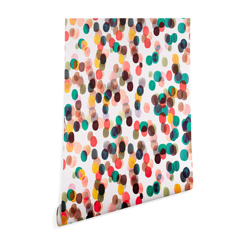 Ninola Design Relaxing Tropical Dots Wallpaper