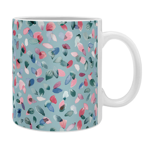 Ninola Design Romance Petals Blue Coffee Mug