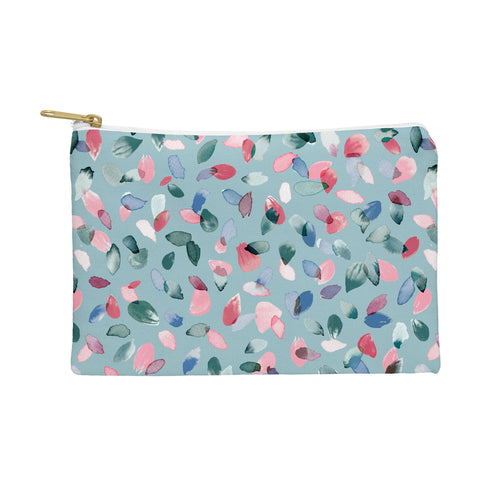 Ninola Design Romance Petals Blue Pouch