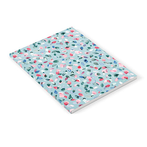 Ninola Design Romance Petals Blue Notebook