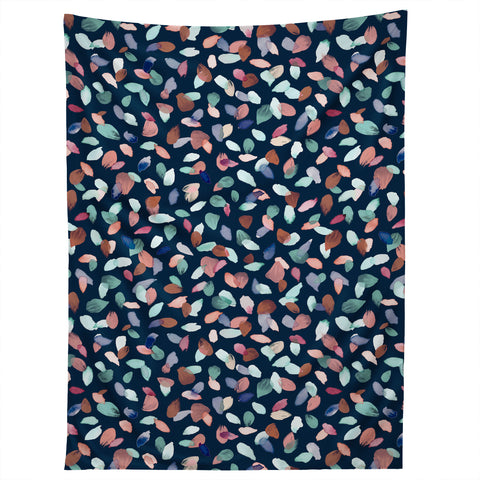 Ninola Design Romance Petals Navy Tapestry