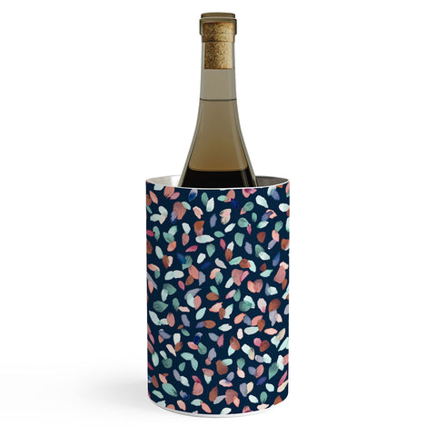 Ninola Design Romance Petals Navy Wine Chiller