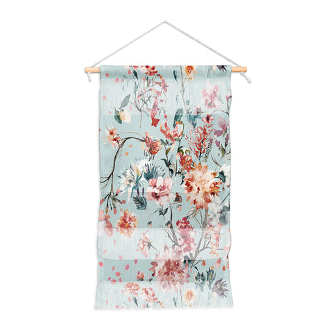 Ninola Design Romantic Bouquet Blue Wall Hanging Portrait