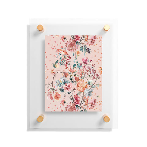 Ninola Design Romantic bouquet Pink Floating Acrylic Print