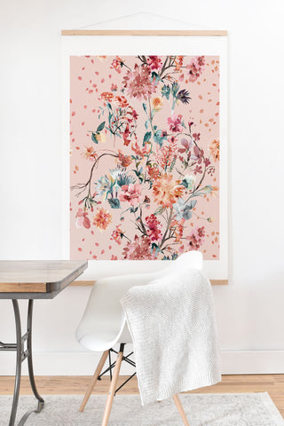 Ninola Design Romantic bouquet Pink Art Print And Hanger