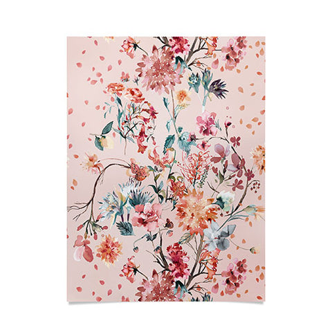 Ninola Design Romantic bouquet Pink Poster