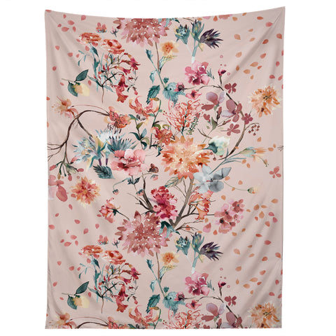 Ninola Design Romantic bouquet Pink Tapestry