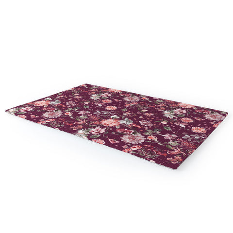 Ninola Design Romantic Bouquet Purple Area Rug