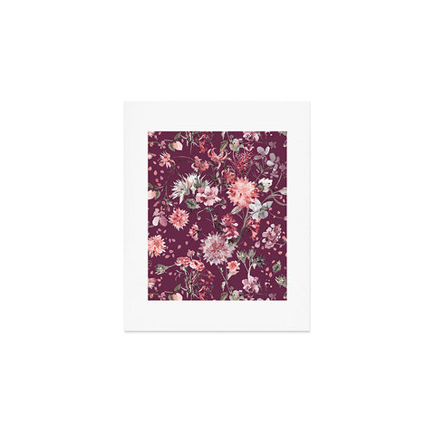 Ninola Design Romantic Bouquet Purple Art Print
