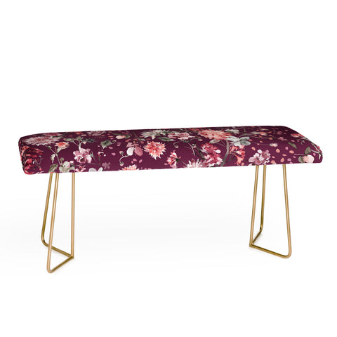 Ninola Design Romantic Bouquet Purple Bench