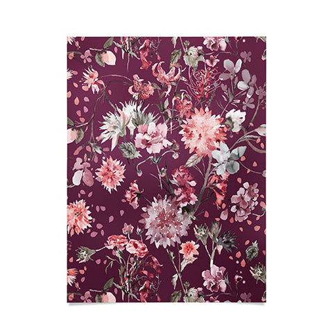 Ninola Design Romantic Bouquet Purple Poster